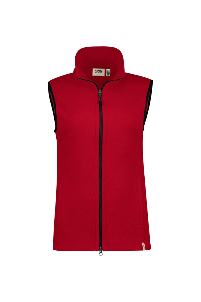 HAKRO Damen Fleeceweste ECO, rot