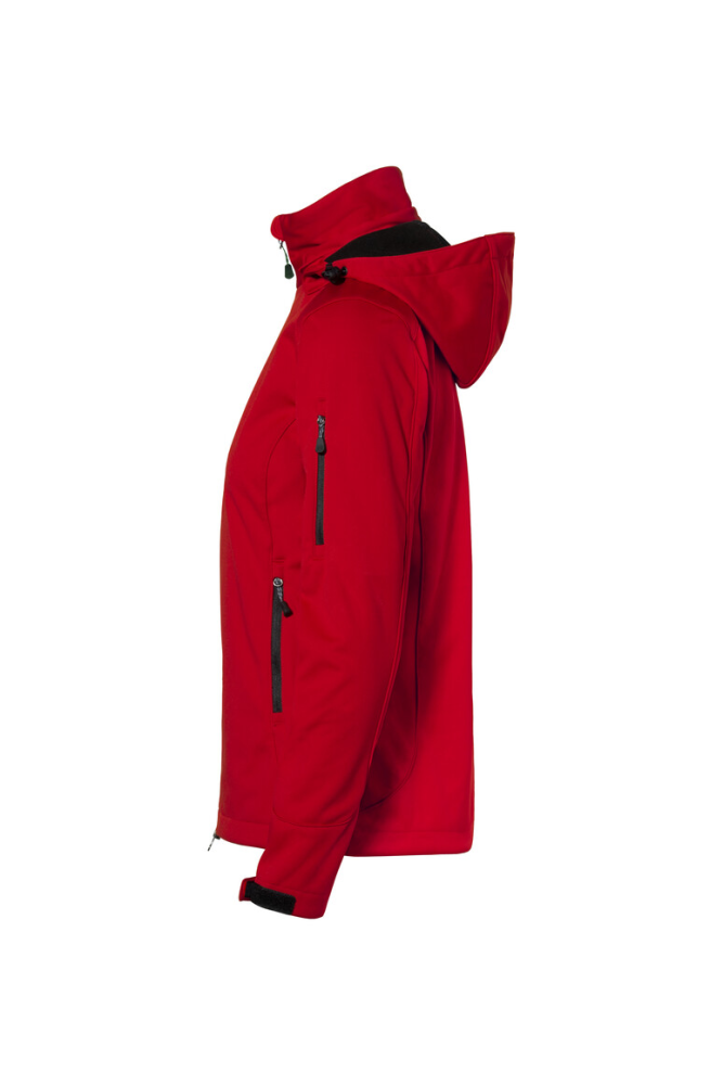 HAKRO Damen Softshelljacke Alberta, rot, L