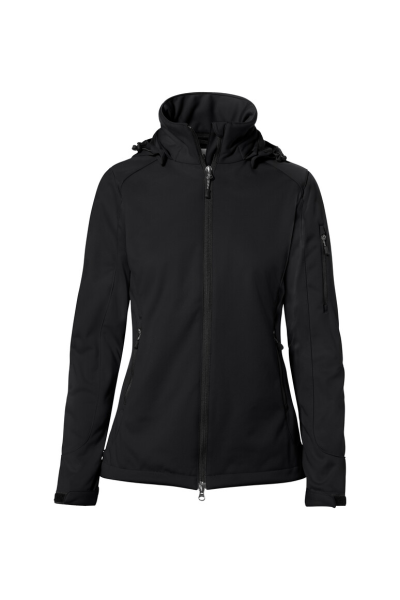 HAKRO Damen Softshelljacke Alberta, schwarz
