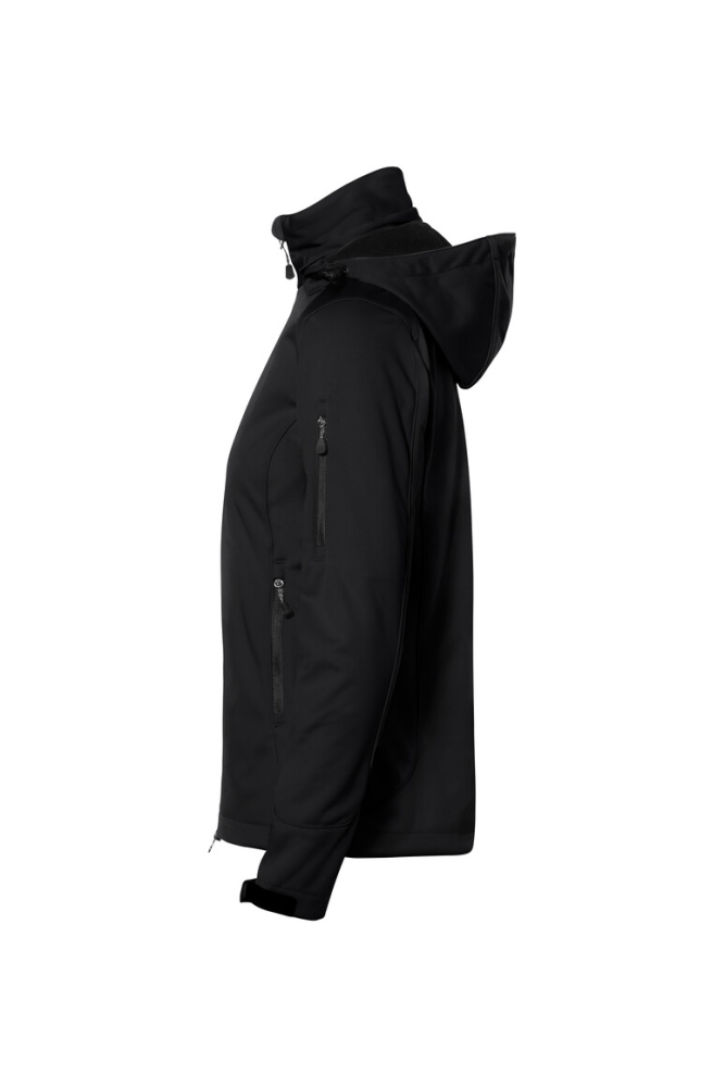 HAKRO Damen Softshelljacke Alberta, schwarz, XS
