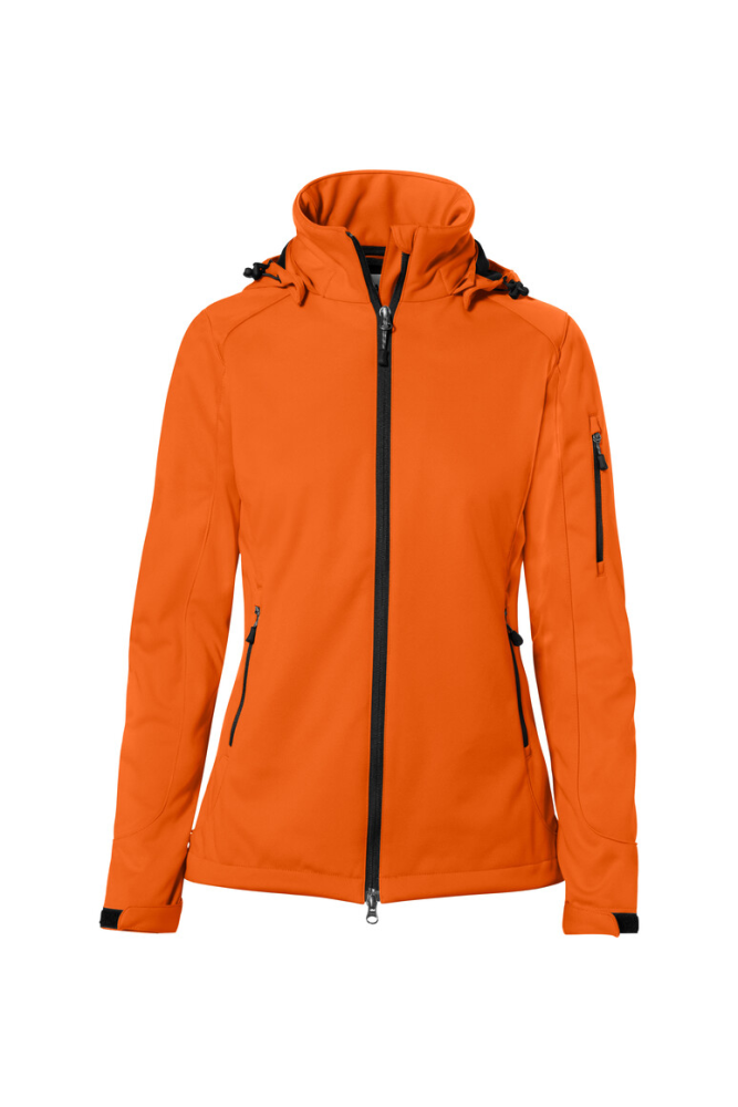 HAKRO Damen Softshelljacke Alberta, orange, L