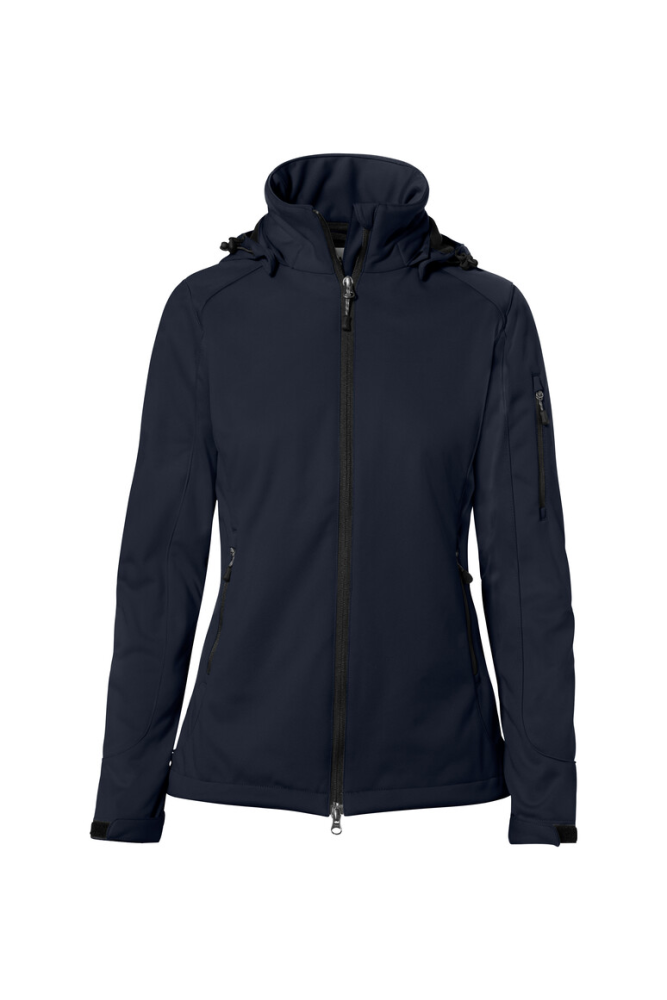 HAKRO Damen Softshelljacke Alberta, tinte, M