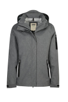 HAKRO Damen Activejacke Fernie, dunkelgrau meliert, L