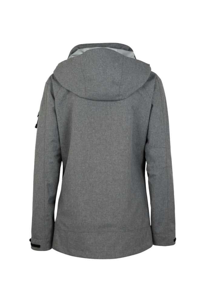 HAKRO Damen Activejacke Fernie, dunkelgrau meliert, L
