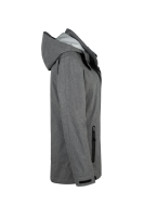 HAKRO Damen Activejacke Fernie, dunkelgrau meliert, L