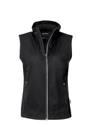 HAKRO Damen Light-Softshellweste Sarina, schwarz