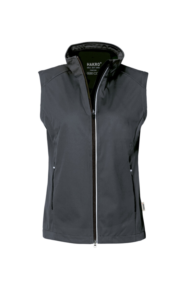 HAKRO Damen Light-Softshellweste Sarina, anthrazit