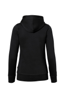 HAKRO Damen Kapuzenjacke Bonded ECO, schwarz/silber