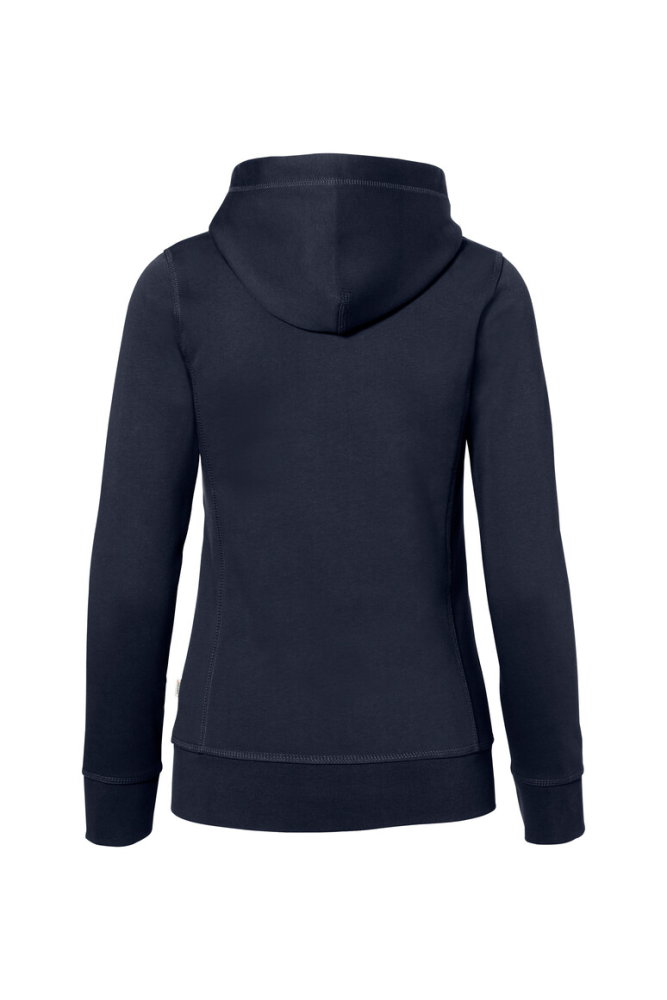 HAKRO Damen Kapuzenjacke Bonded ECO, tinte/silber