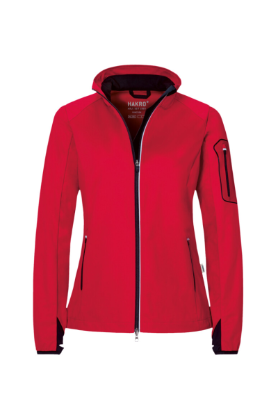 HAKRO Damen Light-Softshelljacke Sidney, rot