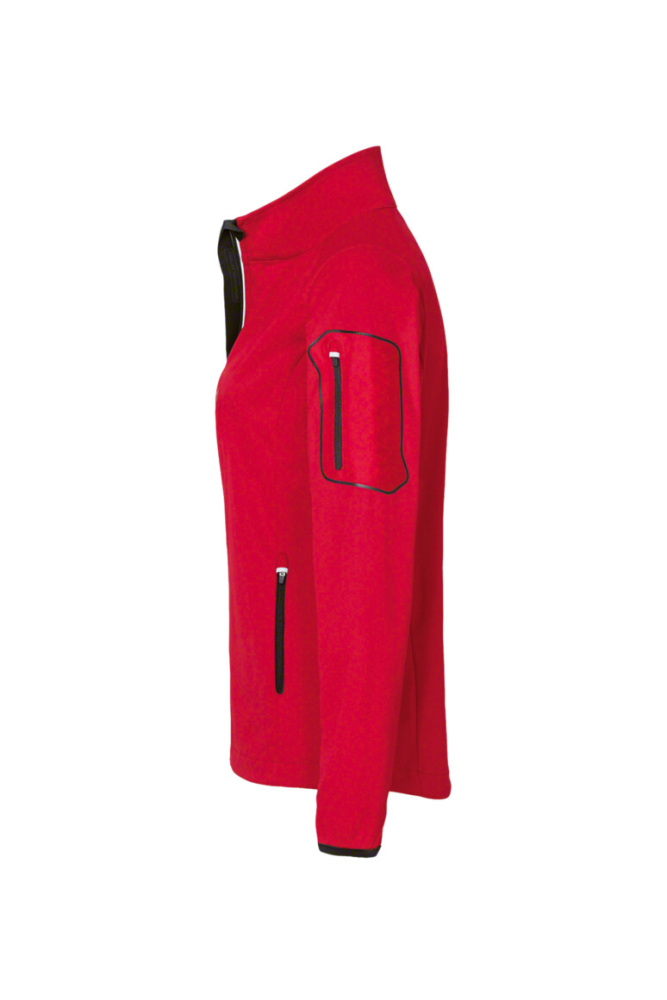 HAKRO Damen Light-Softshelljacke Sidney, rot, M