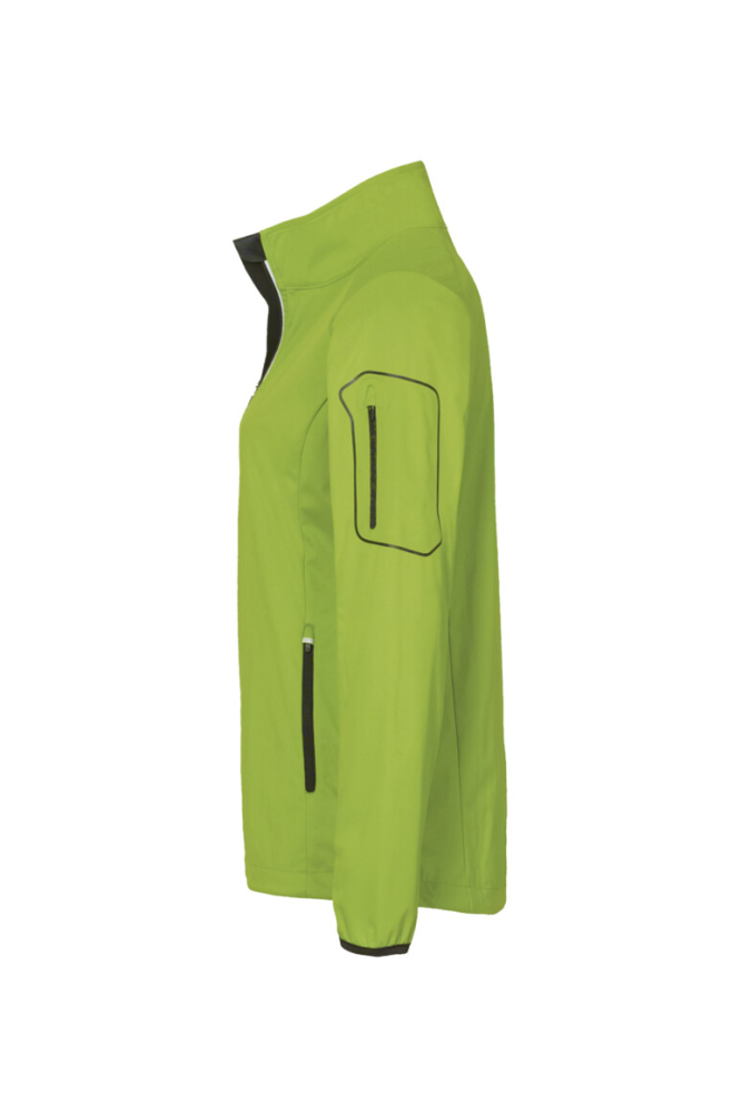 HAKRO Damen Light-Softshelljacke Sidney, kiwi, 3XL