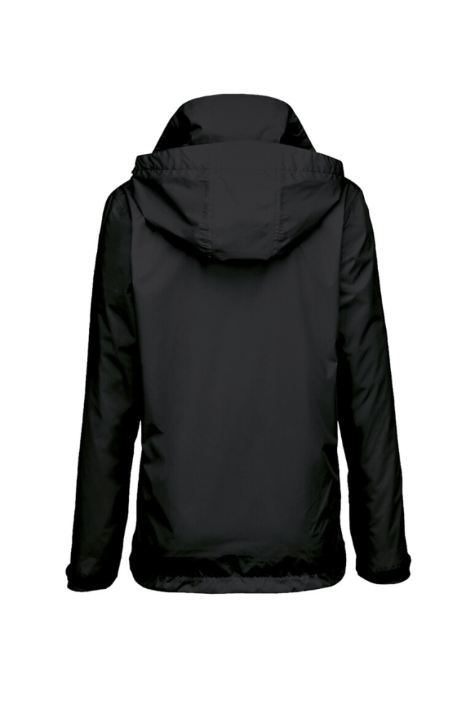 HAKRO Damen Regenjacke Colorado, schwarz, M