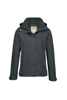 HAKRO Damen Regenjacke Colorado, anthrazit, XS