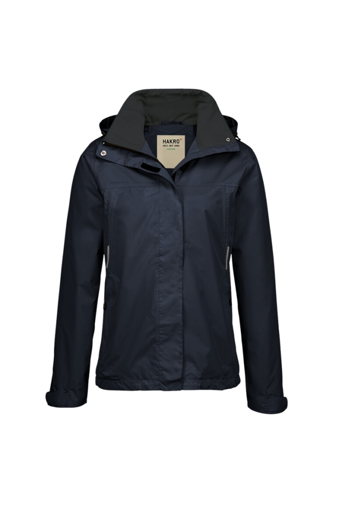 HAKRO Damen Regenjacke Colorado, tinte, XS