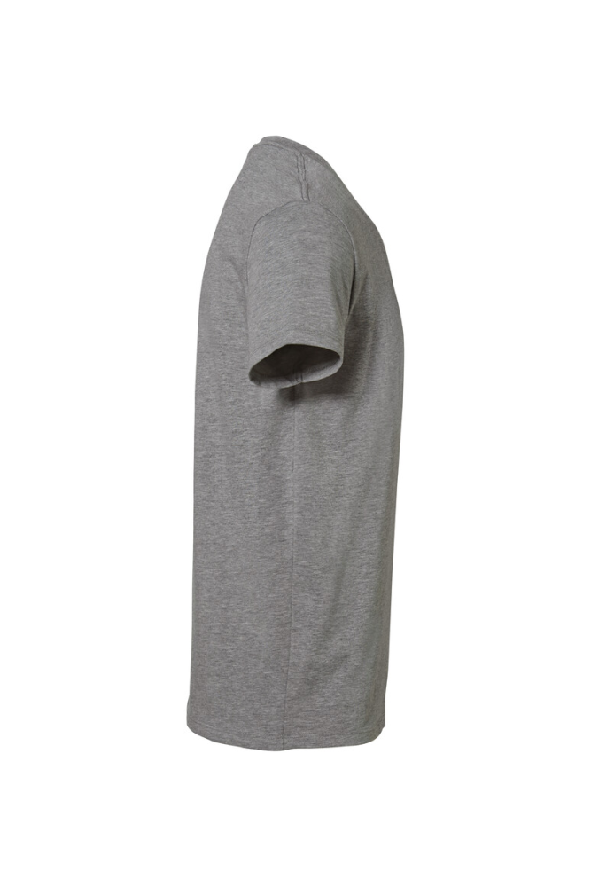 HAKRO V-Shirt Stretch, grau meliert