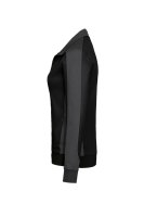 HAKRO Damen Sweatjacke Contrast MIKRALINAR®, schwarz/anthrazit