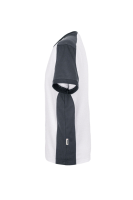 HAKRO T-Shirt Contrast MIKRALINAR®, weiss/anthrazit
