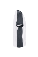 HAKRO T-Shirt Contrast MIKRALINAR®, weiss/anthrazit