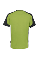 HAKRO T-Shirt Contrast MIKRALINAR®, kiwi/anthrazit