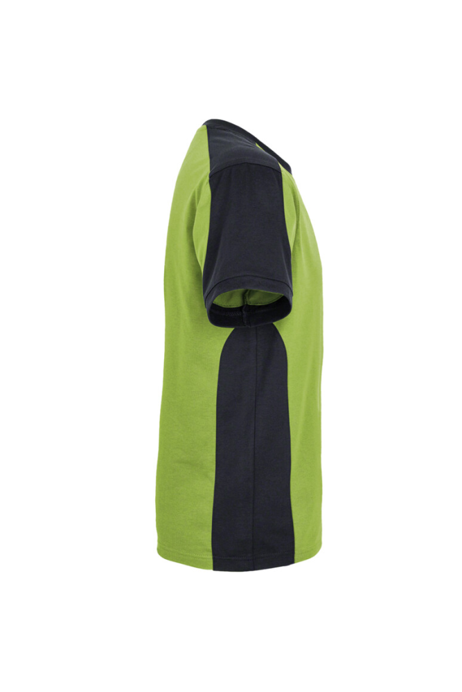 HAKRO T-Shirt Contrast MIKRALINAR®, kiwi/anthrazit