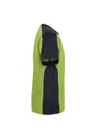 HAKRO T-Shirt Contrast MIKRALINAR®, kiwi/anthrazit