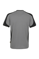 HAKRO T-Shirt Contrast MIKRALINAR®, titan/anthrazit
