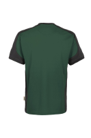 HAKRO T-Shirt Contrast MIKRALINAR®, tanne/anthrazit