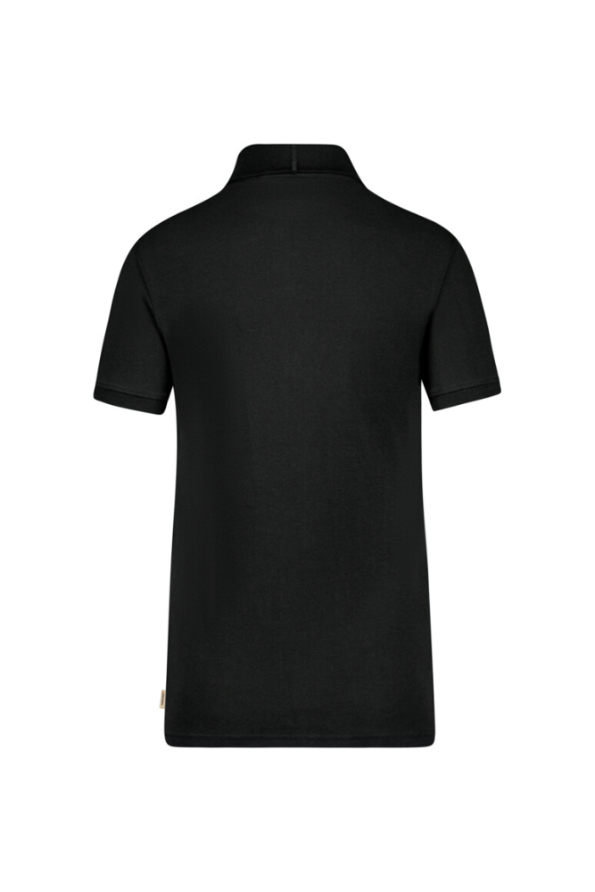 HAKRO Damen Poloshirt Bio-Baumwolle GOTS, schwarz