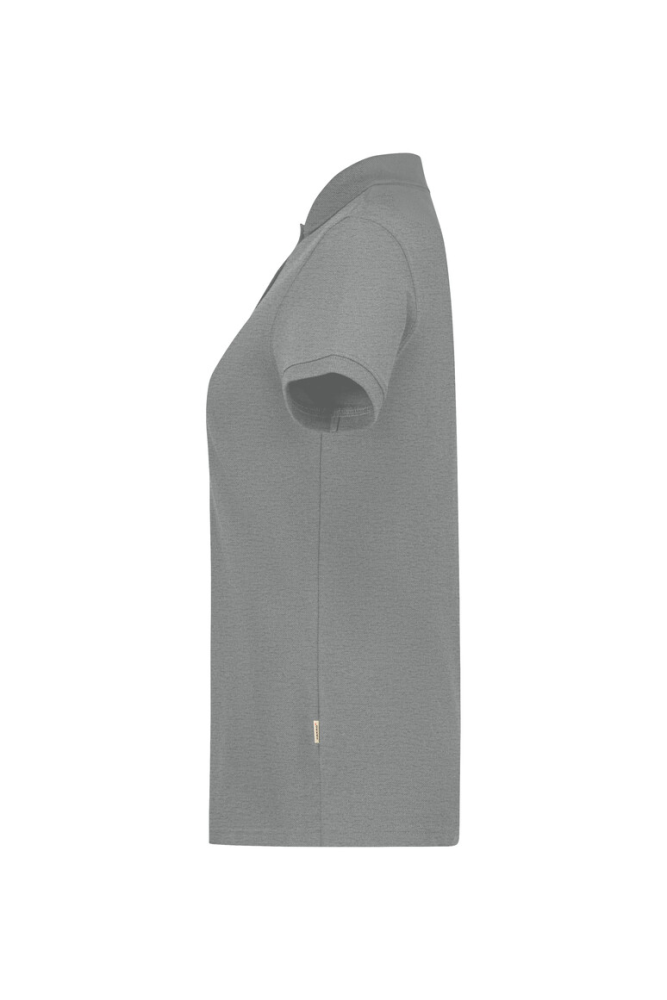 HAKRO Damen Poloshirt Bio-Baumwolle GOTS, grau meliert