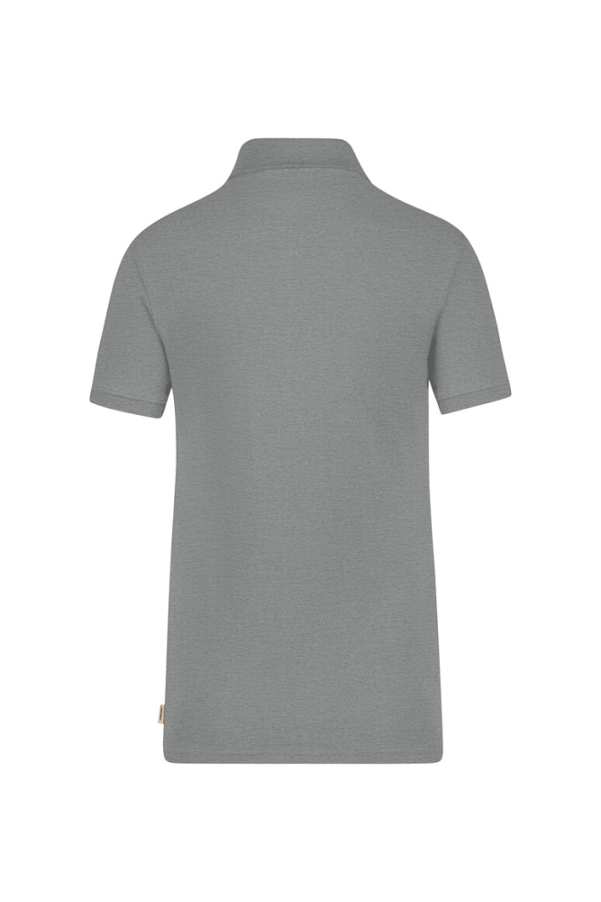 HAKRO Damen Poloshirt Bio-Baumwolle GOTS, grau meliert