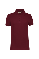 HAKRO Damen Poloshirt Bio-Baumwolle GOTS, weinrot
