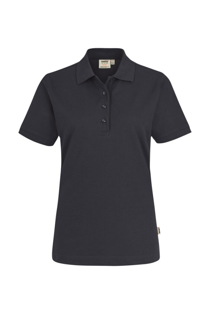 HAKRO Damen Poloshirt MIKRALINAR® ECO, karbongrau