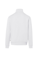 HAKRO zip-sweatshirt premium, weiß
