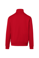 HAKRO zip-sweatshirt premium, rot
