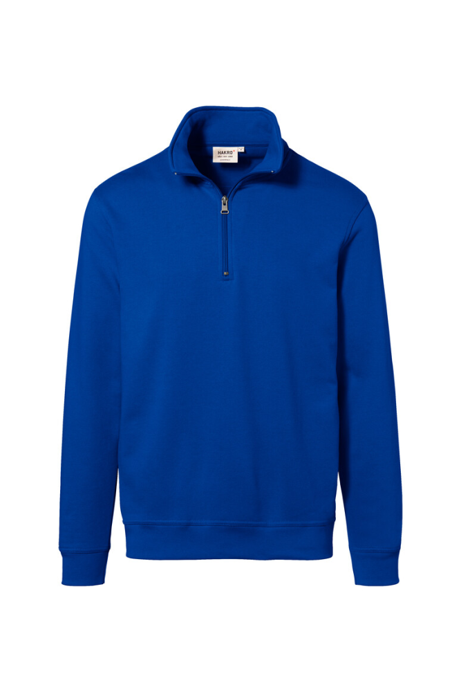 HAKRO zip-sweatshirt premium, royalblau