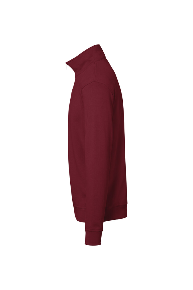 HAKRO Zip-Sweatshirt Premium, weinrot