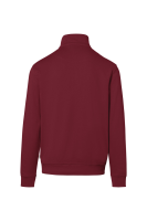 HAKRO Zip-Sweatshirt Premium, weinrot