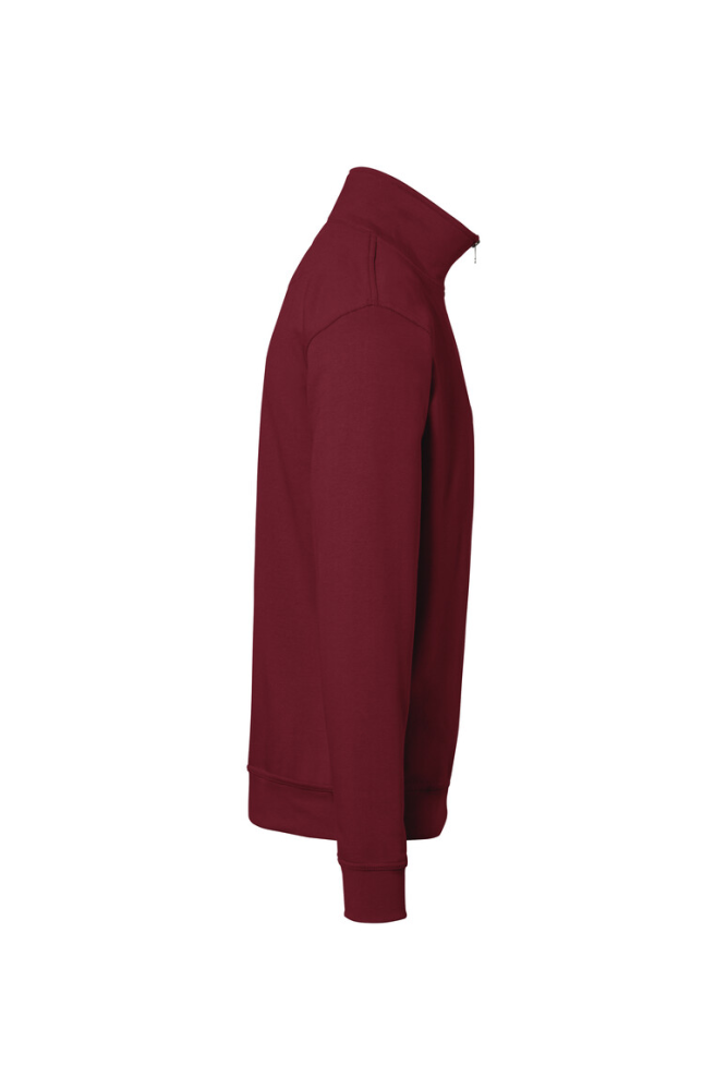 HAKRO Zip-Sweatshirt Premium, weinrot
