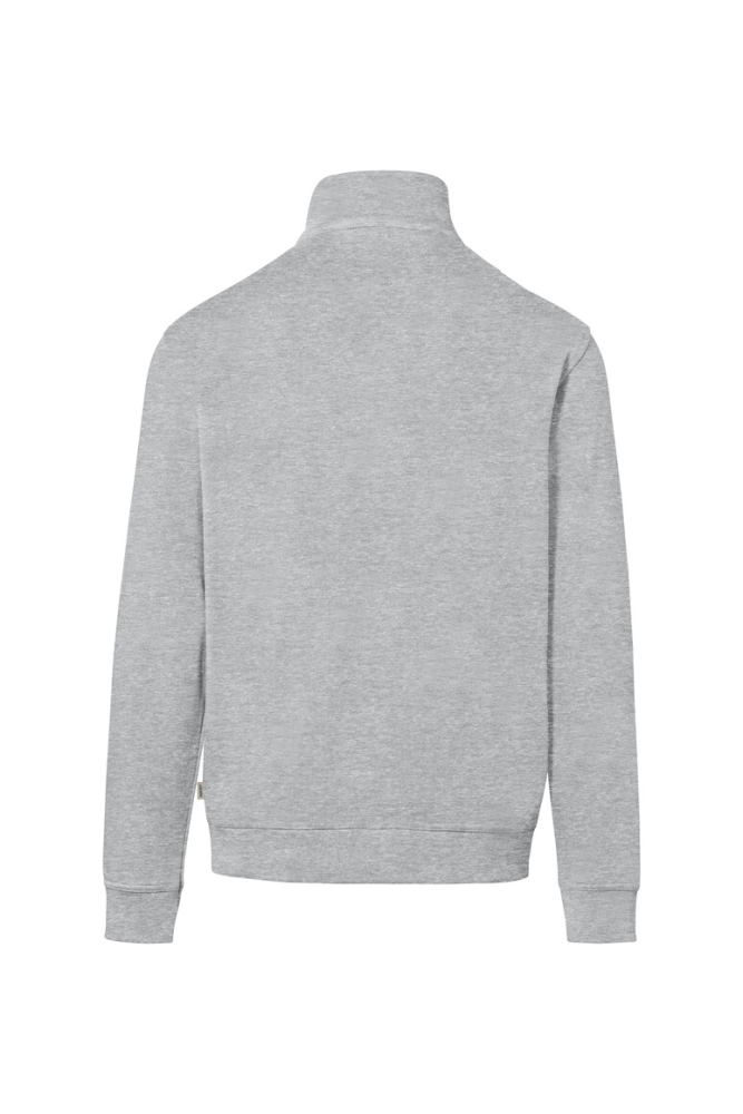 HAKRO Zip-Sweatshirt Premium, ash meliert