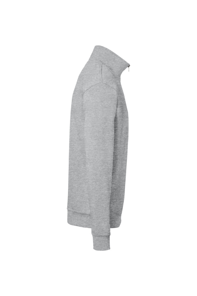 HAKRO Zip-Sweatshirt Premium, ash meliert