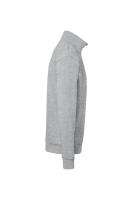 HAKRO Zip-Sweatshirt Premium, ash meliert