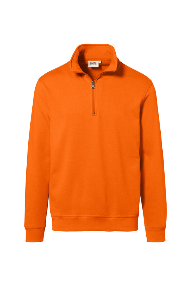 HAKRO Zip-Sweatshirt Premium, orange