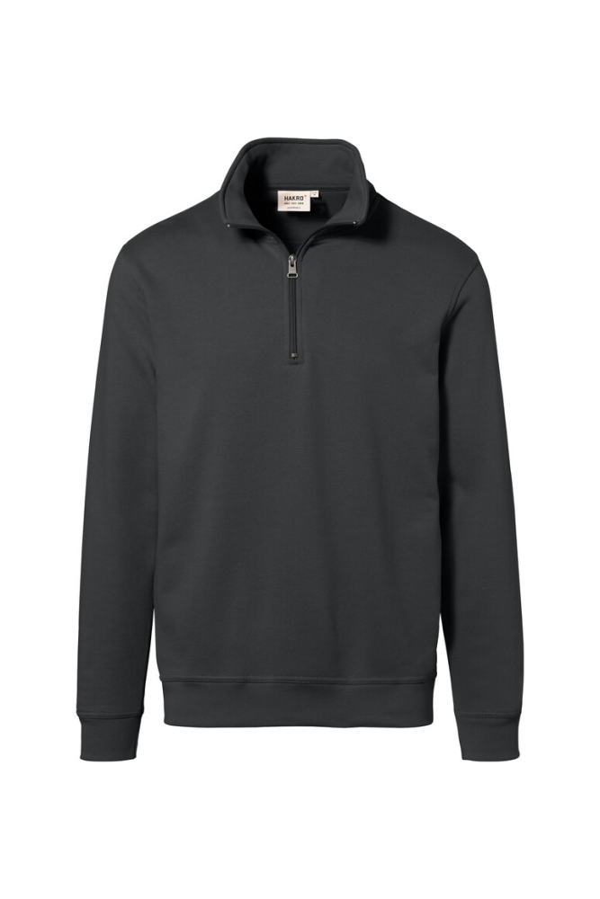 HAKRO zip-sweatshirt premium, anthrazit