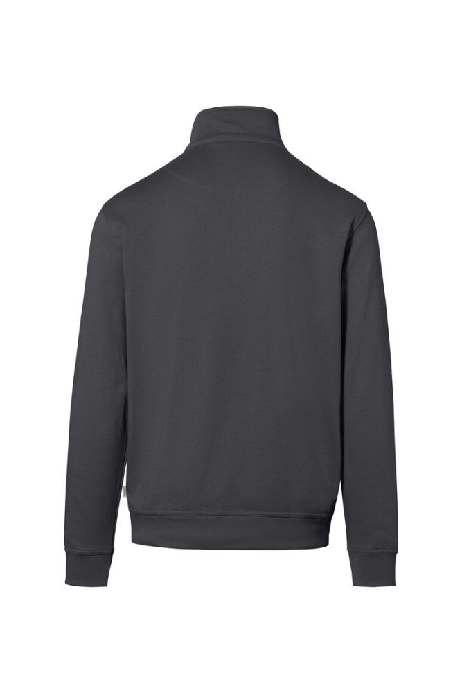 HAKRO Zip-Sweatshirt Premium, karbongrau