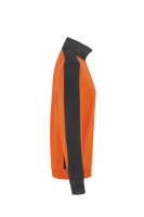 HAKRO Zip-Sweatshirt Contrast MIKRALINAR®, orange/anthrazit