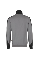HAKRO Zip-Sweatshirt Contrast MIKRALINAR®, titan/anthrazit