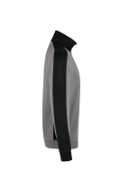 HAKRO Zip-Sweatshirt Contrast MIKRALINAR®, titan/anthrazit