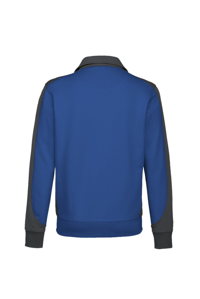 HAKRO Sweatjacke Contrast MIKRALINAR®, royalblau/anthrazit