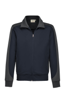 HAKRO Sweatjacke Contrast MIKRALINAR®, tinte/anthrazit